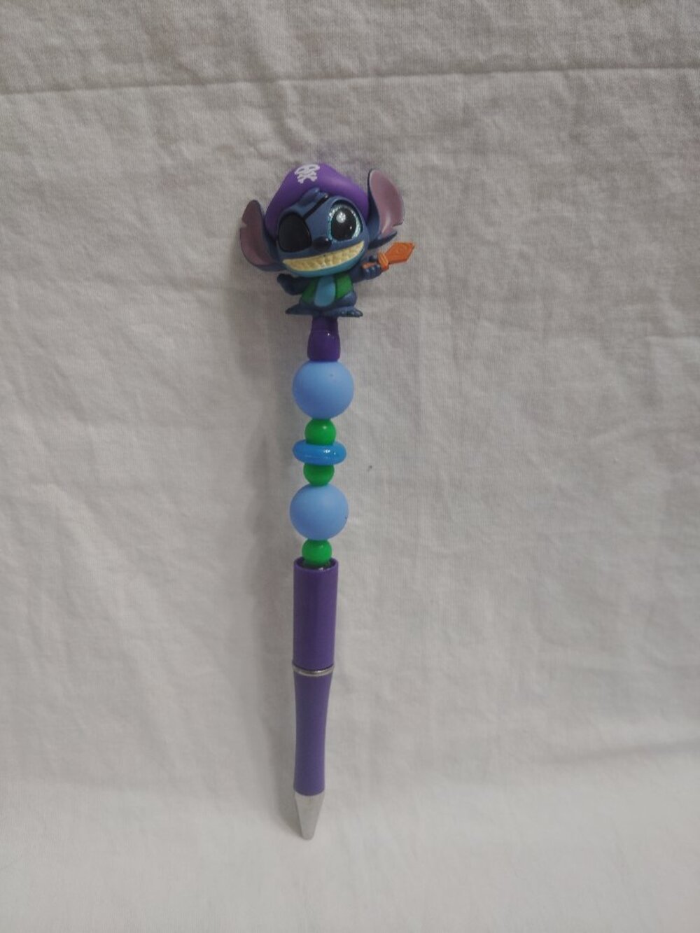 Disney Doorable-Halloween Stitch- Handmade Beaded Pen